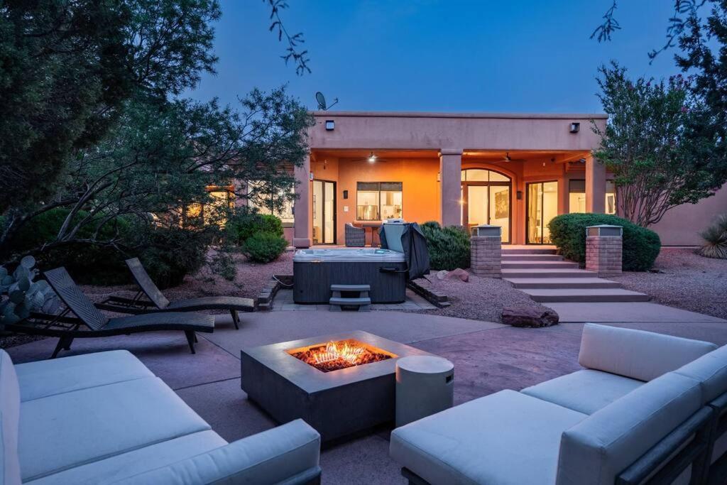 Amazing Luxury Home With Hot Tub & Views Sedona Bagian luar foto