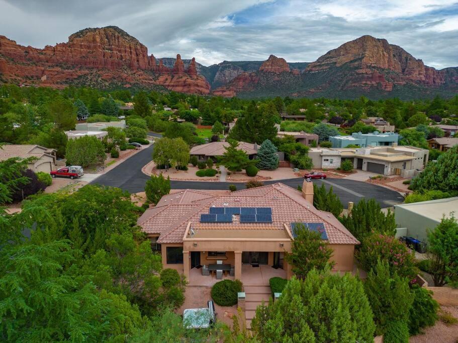 Amazing Luxury Home With Hot Tub & Views Sedona Bagian luar foto