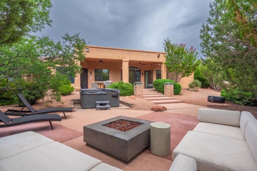 Amazing Luxury Home With Hot Tub & Views Sedona Bagian luar foto